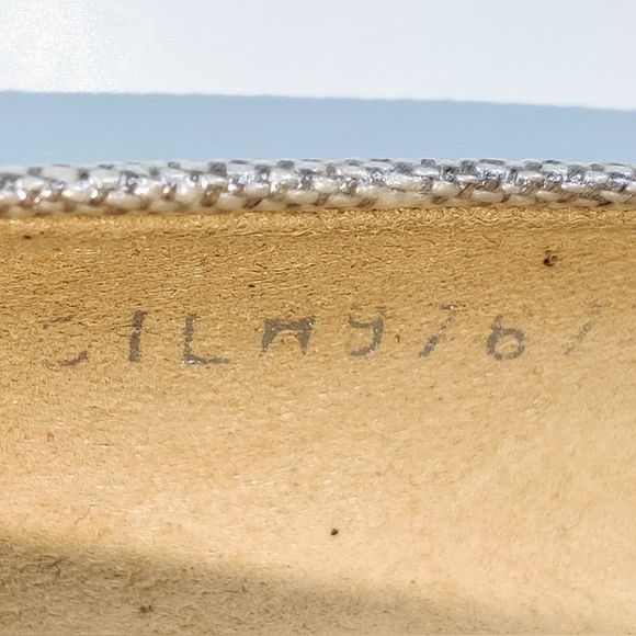 STUART WEITZMAN Coated Linen Pumps 10M Round Stacked Wooden Heel 2.5" Women's - Picture 11 of 14